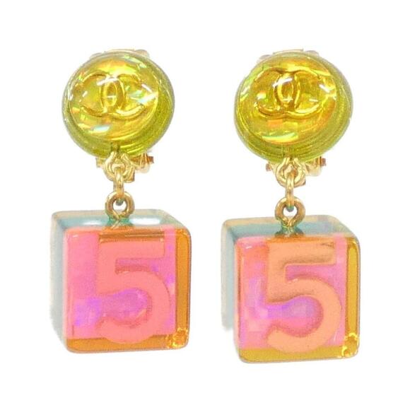 CHANEL Pink Earrings - Picture 1 of 3